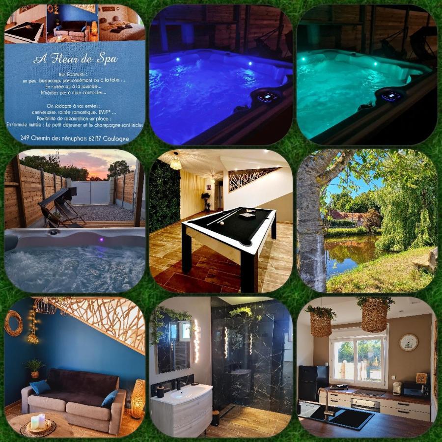 A Fleur De : Maison Chaleureuse Avec Privatif Et Billard. Holiday home Coulogne